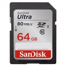 SanDisk (139768) 64 GB SDXC Ultra 80MB/s memóriakártya