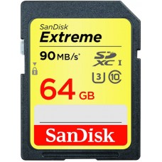 SanDisk (173356) 64 GB SDXC Extreme 90MB/s memóriakártya